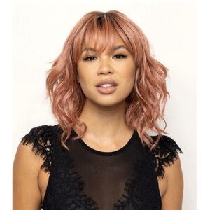 René of Paris Breezy Wavez wig in dusty rose